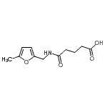 CAS#: 827034-78-6， 5-{[(5-Methyl-2-furyl)methyl]amino}-5-oxopentanoic acid