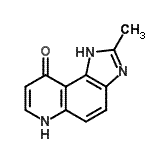 CAS#: 82723-48-6， 2-Methyl-1,6-dihydro-9H-imidazo[4,5-f]quinolin-9-one