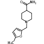 CAS#: 827329-88-4， 1-[(5-Methyl-2-furyl)methyl]-4-piperidinecarboxamide