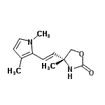 CAS#: 827344-87-6， (4R)-4-[(E)-2-(1,3-Dimethyl-1H-pyrrol-2-yl)vinyl]-4-methyl-1,3-oxazolidin-2-one