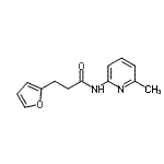 CAS#: 827598-78-7， 3-(2-Furyl)-N-(6-methyl-2-pyridinyl)propanamide