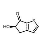 CAS#: 827609-16-5， (5R)-5-Hydroxy-4,5-dihydro-6H-cyclopenta[b]thiophen-6-one