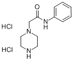 结构式 CAS# 827614-60-8, N-苯基-1-哌嗪乙酰胺二盐酸盐