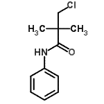结构式 CAS# 82820-74-4, 3-氯-2,2-二甲基-N-苯丙酰胺