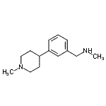 CAS#: 828243-31-8， N-Methyl-1-[3-(1-methyl-4-piperidinyl)phenyl]methanamine