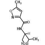 CAS#: 828295-24-5， N-(1-Hydroxy-3-methyl-2-butanyl)-5-methyl-1,2-oxazole-3-carboxamide