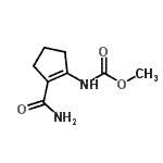 CAS#: 828914-06-3， Methyl (2-carbamoyl-1-cyclopenten-1-yl)carbamate