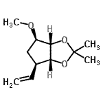 CAS#: 828937-31-1， (3aR,4R,6R,6aS)-4-Ethenyltetrahydro-6-Methoxy-2,2-Dimethyl-4H-Cyclopenta-1,3-Dioxole