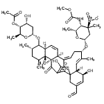CAS#: 82925-71-1， (5S,6R,7E,9S,11Z,13S,16S,18S,20S,21R,22S)-3-Formyl-5,25-dihydroxy-8,12,18,20,22-pentamethyl-23,27-dioxo-9-({2,3,4,6-tetradeoxy-4-[(methoxycarbonyl)amino]-3-methyl-3-nitro-beta-D-xylo-hexopyranosyl}oxy )-26-oxapentacyclo[22.2.1.0<sup>1,6</sup>.0<sup>13,22</sup>.0<sup>16,21</sup>]heptacosa-3,7,11,14,24-pentaen-17-yl 4-O-acetyl-2,6-dideoxy-alpha-L-ribo-hexopyranoside