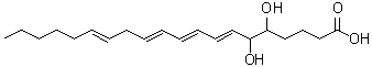 CAS#: 82948-88-7， (7E,9E,11E,14E)-5,6-Dihydroxy-7,9,11,14-icosatetraenoic acid