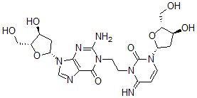 CAS#: 83008-59-7， 1-(N(3)-Deoxycytidyl)-2-(N(1)-Deoxyguanosinyl)Ethane