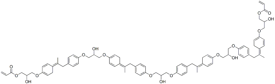 CAS#: 83045-01-6， 2-Propenoic Acid (2-Hydroxy-1,3-Propanediyl)Bis[Oxy-4,1-Phenylene(1-Methylethylidene)-4,1-Phenyleneoxy(2-Hydroxy-3,1-Propanediyl)Oxy-4,1-Phenylene(1-Methylethylidene)-4,1-Phenyleneoxy(2-Hydroxy-3,1-Propanediyl)]Ester