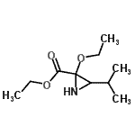 CAS#: 83049-82-5， Ethyl 2-ethoxy-3-isopropyl-2-aziridinecarboxylate