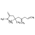 CAS#: 83057-48-1， N,N,3,3-Tetramethyl-5-methylene-7-octenethioamide