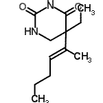 CAS#: 831220-19-0， 5-Ethyl-5-[(2E)-2-hexen-2-yl]dihydro-2,4(1H,3H)-pyrimidinedione