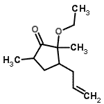 CAS#: 832100-03-5， 3-Allyl-2-ethoxy-2,5-dimethylcyclopentanone