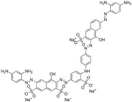 CAS#: 83221-67-4， Sodium 6-[(2,4-Diaminophenyl)Azo]-3-[[4-[[4-[[7-[(2,4-Diaminophenyl)Azo]-1-Hydroxy-3-Sulpho-2-Naphthyl]Azo]Phenyl]Amino]-3-Sulphophenyl]Azo]-4-Hydroxynaphthalene-2,7-Disulphonate
