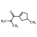 CAS#: 83283-04-9， N,N,4-Trimethyl-1-cyclopentene-1-carboxamide
