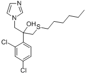 CAS#: 83337-62-6， alpha-(2,4-Dichlorophenyl)-alpha-((Hexylthio)M Ethyl)-1H-Imidazole-1-Ethanol