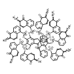 CAS#: 83346-78-5， Methylenebis-6-benzoylbenzene-5,1,2,3,4-pentayl octakis(6-diazo-5-oxo-5,6-dihydro-1-naphthalenesulfonate)