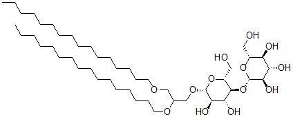 CAS#: 83374-51-0， 1,2-Dipalmityl(Cellobiosyl(1'--3))Glycerol
