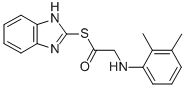 CAS#: 83408-79-1， ((2,3-Dimethylphenyl)Amino)Ethanethioic Acid S-1H-Benzimidazol-2-Yl Ester