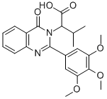 CAS#: 83408-91-7， alpha-(1-Methylethyl)-4-Oxo-2-(3,4,5-Trimethoxyphenyl)-3(4H)-Quinazolineacetic Acid