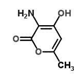 CAS#: 83432-20-6， 3-Amino-4-hydroxy-6-methyl-2H-pyran-2-one