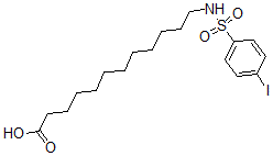 CAS#: 83487-87-0， N-12-(Para-Iodophenylsulfonamide)Dodecanoic Acid