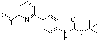 structure of CAS# 834884-86-5, [4-(6-Formylpyridin-2-Yl)Phenyl]Carbamic Acid Tert-Butyl Ester;[4-(6-FORMYLPYRIDIN-2-YL)PHENYL]CARBAMIC ACID TERT-BUTYL ESTER