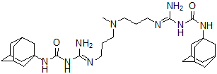 CAS#: 83539-21-3， 1,7-Bis((1-adamantyl)carbamylguanidino)-4-methyl-4-azaheptane