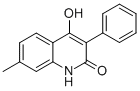 结构式 CAS# 83609-87-4, 4-羟基-7-甲基-3-苯基-1,2-二氢喹啉-2-酮