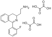 CAS#: 83658-26-8， 3,4-Dihydro-1-(2-Fluorophenyl)-3-Isoquinolineethanamine Ethanedioate ( 1:2)