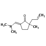 CAS#: 836628-67-2， (5E)-2-Allyl-5-[(dimethylamino)methylene]-2-methylcyclopentanone