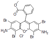 CAS#: 83796-96-7， [6-Amino-2,4,5,7-tetrabromo-9-(2-carbomethoxyphenyl)xanthen-3-ylidene]ammonium chloride