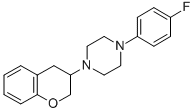 CAS#: 83823-55-6， 1-(3,4-Dihydro-2H-1-Benzopyran-3-Yl)-4-(4-Fluorophenyl)Piperazine