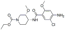 CAS#: 83863-70-1， Ethyl cis-4-[(4-Amino-5-Chloro-2-Methoxybenzoyl)Amino]-3-Methoxypiperidine-1-Carboxylate