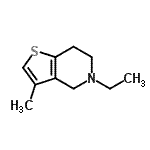 CAS#: 838830-20-9， 5-Ethyl-3-methyl-4,5,6,7-tetrahydrothieno[3,2-c]pyridine