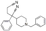 structure of CAS# 83898-32-2, 2-[1-Benzyl-4-Piperidyl]-2-Phenylglutaronitrile;2-Phenyl-2-[1-(Phenylmethyl)-4-Piperidyl]Pentanedinitrile;2-Phenyl-2-[1-(Phenylmethyl)-4-Piperidinyl]Pentanedinitrile;2-[1-(Benzyl)-4-Piperidyl]-2-Phenyl-Glutaronitrile