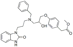 CAS#: 83918-74-5， Methyl 4-[3-[[3-(2,3-Dihydro-2-Oxo-1H-Benzimidazol-1-Yl)Propyl]Benzylamino]-2-Hydroxypropoxy]Phenylacetate