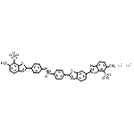 CAS#: 83930-03-4， Disodium 6-methyl-2'-[4-[[4-(6-methyl-7-sulphonatobenzothiazol-2-yl)phenyl]-NNO-azoxy]phenyl][2,6'-bibenzothiazole]-7-sulphonate