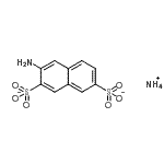 CAS#: 83949-46-6， 3-amino-2,7-Naphthalenedisulfonate ammonium salt (1:1)