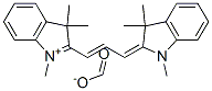 CAS 登录号：83950-17-8， 2-[3-(1,3-二氢-1,3,3-三甲基-2H-吲哚-2-亚基)丙-1-烯基]-1,3,3-三甲基-3H-吲哚鎓甲酸盐
