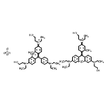 CAS#: 83950-32-7， Bis[4-([4-(diethylamino)phenyl]{4-[ethyl(2-hydroxyethyl)amino]-2-methylphenyl}methylene)-N-ethyl-N-(2-hydroxyethyl)-3-methyl-2,5-cyclohexadien-1-iminium] sulfate