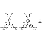 CAS#: 83950-36-1， Bis[4-({4-[bis(2-hydroxyethyl)amino]-2-methylphenyl}[4-(dimethylamino)phenyl]methylene)-N,N-dimethyl-2,5-cyclohexadien-1-iminium] sulfate