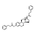 CAS#: 83968-50-7， (17beta)-Estra-1(10),2,4-triene-3,17-diyl bis(3-phenylpropanoate)