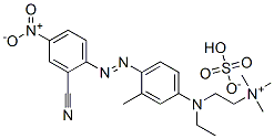 CAS#: 83968-95-0， [2-[[4-[(2-Cyano-4-Nitrophenyl)Azo]-3-Methylphenyl]Ethylamino]Ethyl]Trimethylammonium Hydrogen Sulphate