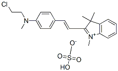 CAS#: 83969-10-2， 2-[2-[4-[(2-Chloroethyl)Methylamino]Phenyl]Vinyl]-1,3,3-Trimethyl-3H-Indolium Hydrogen Sulphate