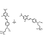 CAS#: 83969-17-9， Bis{2-[{4-[(2,6-dibromo-4-nitrophenyl)diazenyl]phenyl}(ethyl)amino]-N,N,N-trimethylethanaminium} sulfate