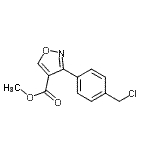 CAS#: 839718-03-5， Methyl 3-[4-(chloromethyl)phenyl]-1,2-oxazole-4-carboxylate